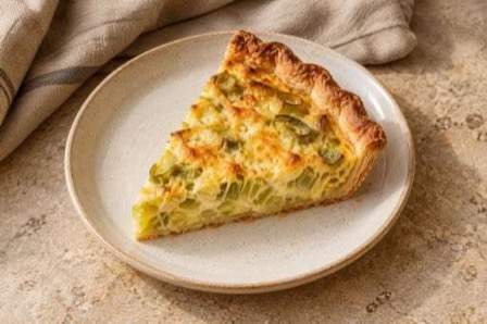 Quiche aux poireaux et au gruyère